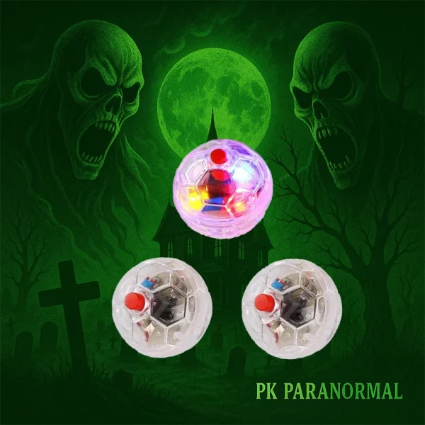 Movement activated light up balls
